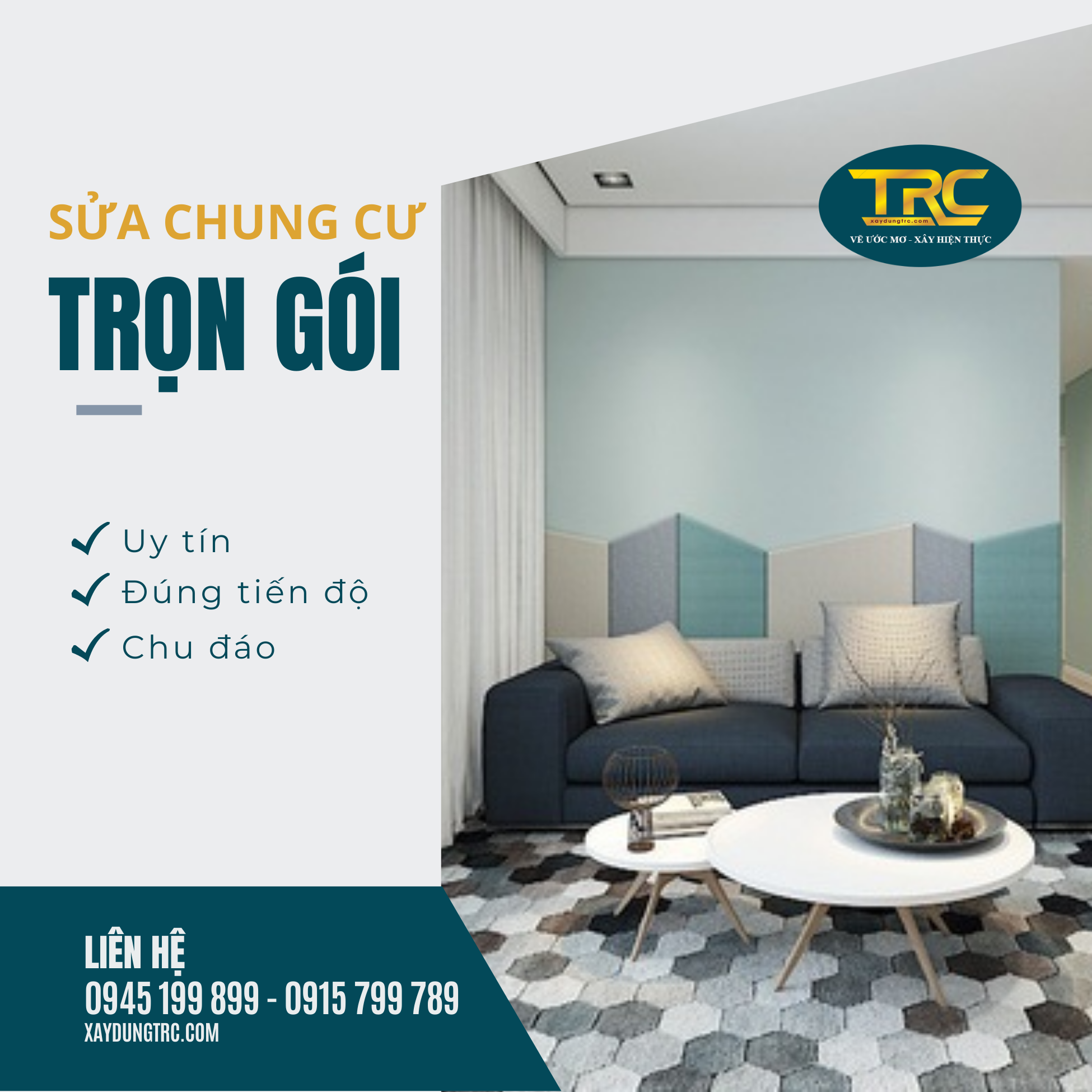 quy trình sửa chung cư