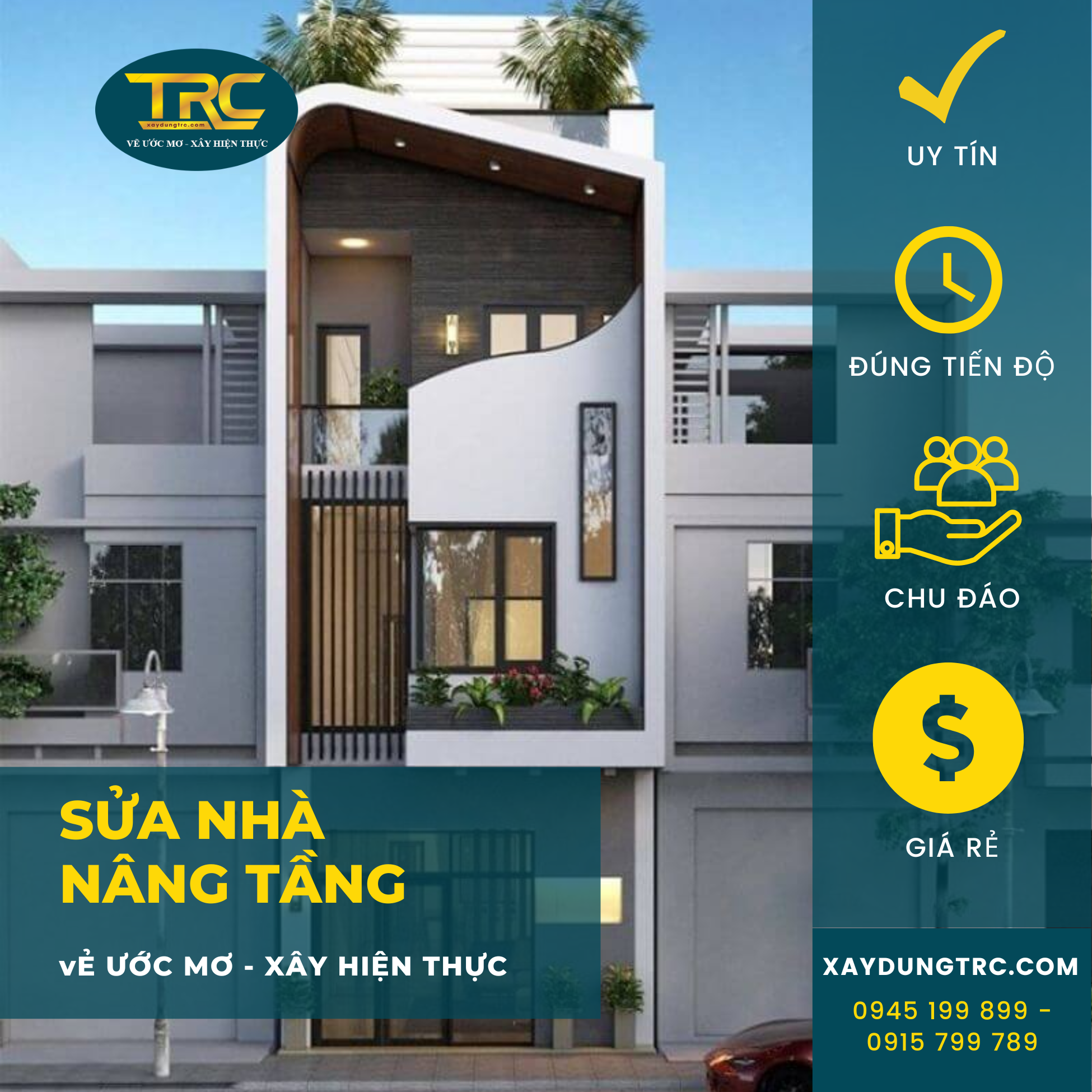 sửa nhà nâng tầng