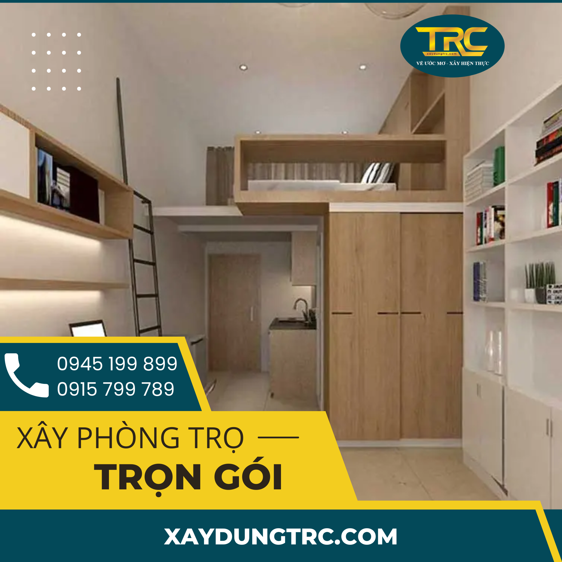 xây phòng trọ trọn gói tốt nhất