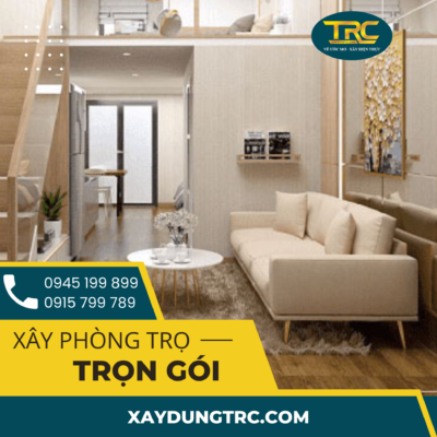 hạng mục xây phòng trọ trọn gói