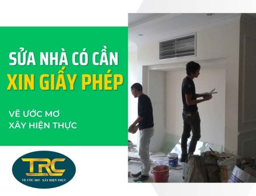 sửa nhà có cần xin giấy phép