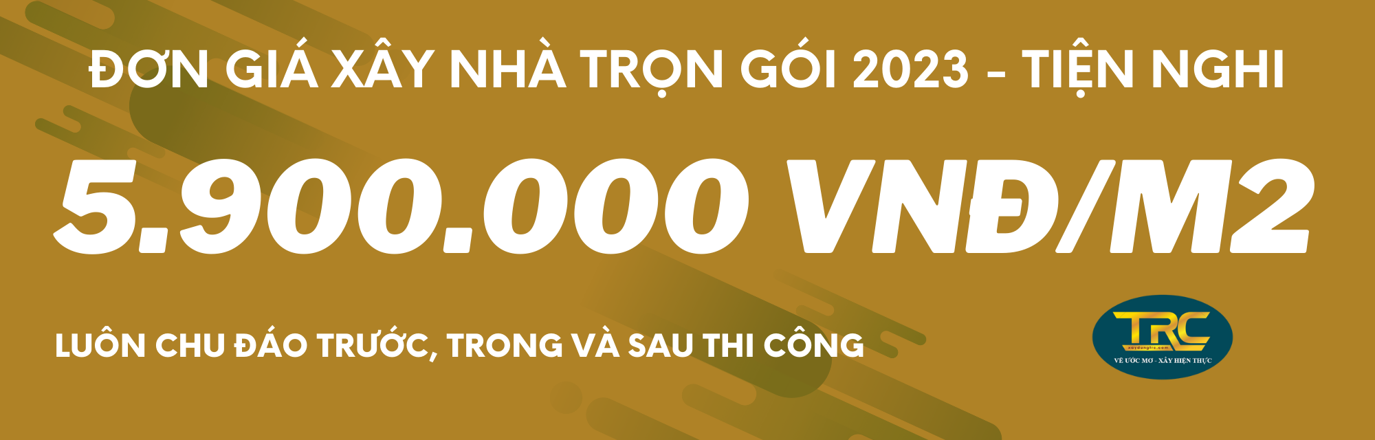 đơn giá xây nhà trọn gói 2023