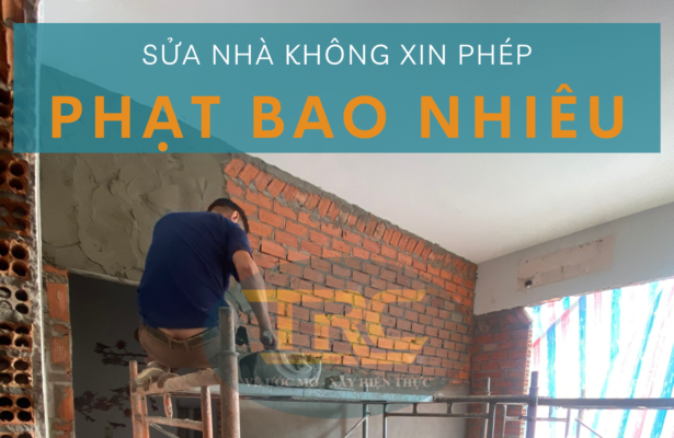 sửa nhà không xin phép phạt bao nhiêu