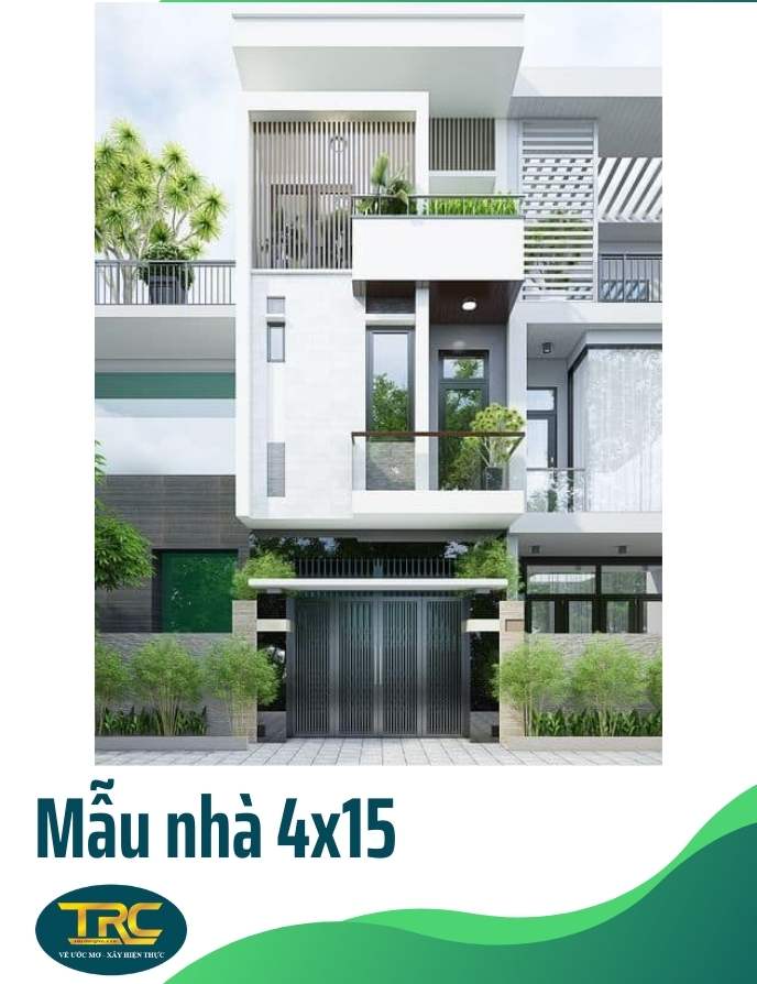 mẫu nhà 4x15