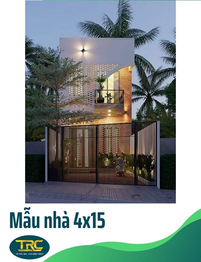 mẫu nhà 4x15