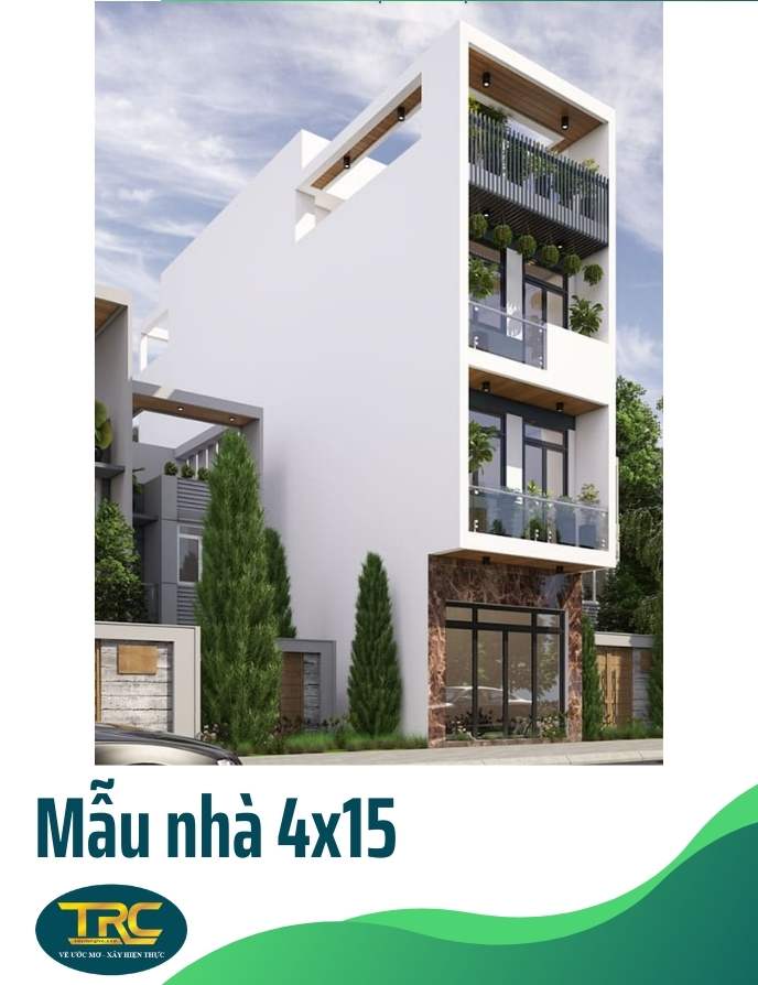 mẫu nhà 4x15