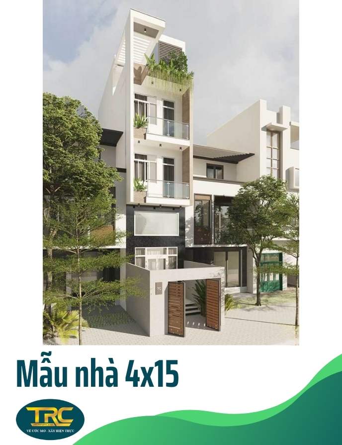 mẫu nhà 4x15