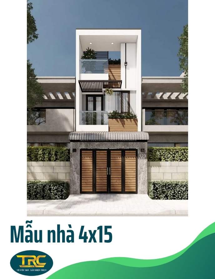 mẫu nhà 4x15