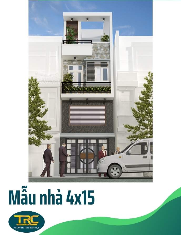 mẫu nhà 4x15