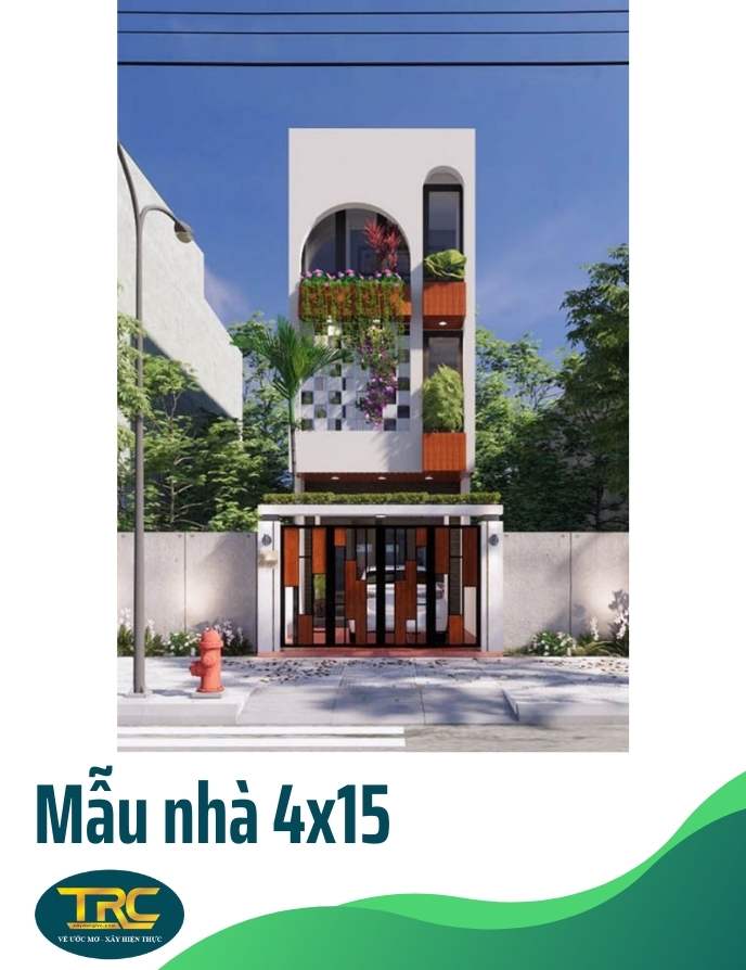 mẫu nhà 4x15