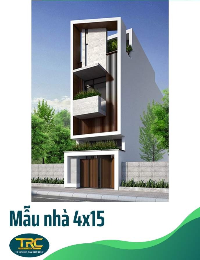 mẫu nhà 4x15