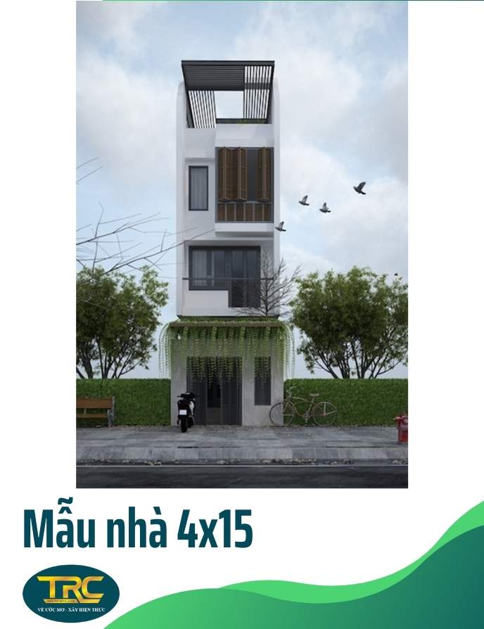 mẫu nhà 4x15