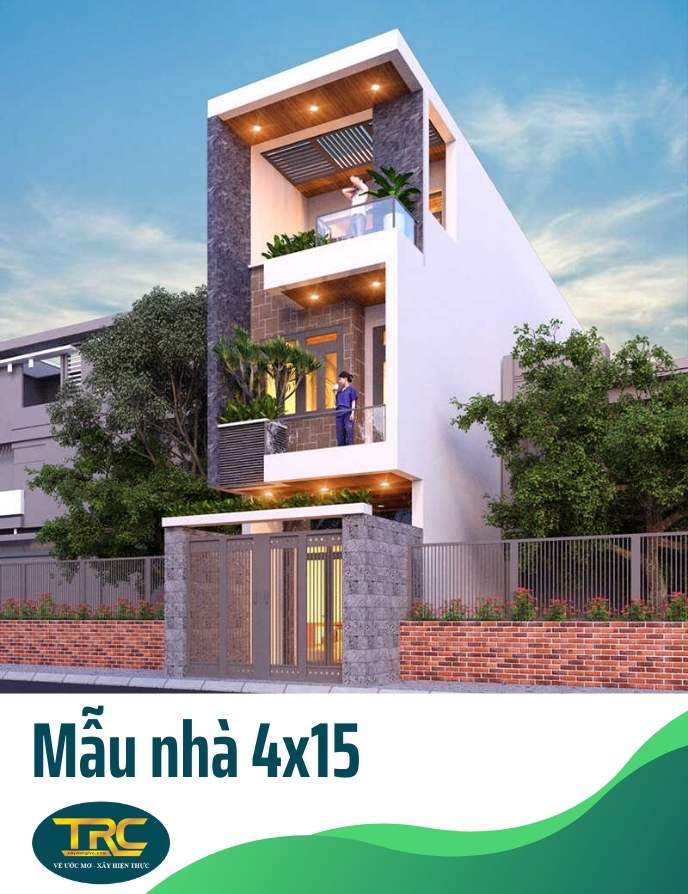 mẫu nhà 4x15