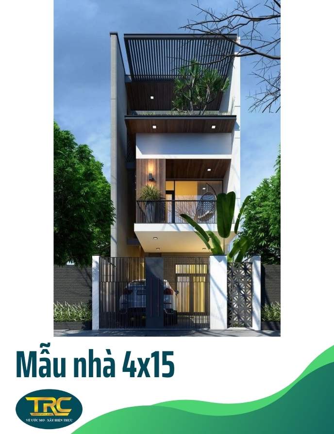 mẫu nhà 4x15