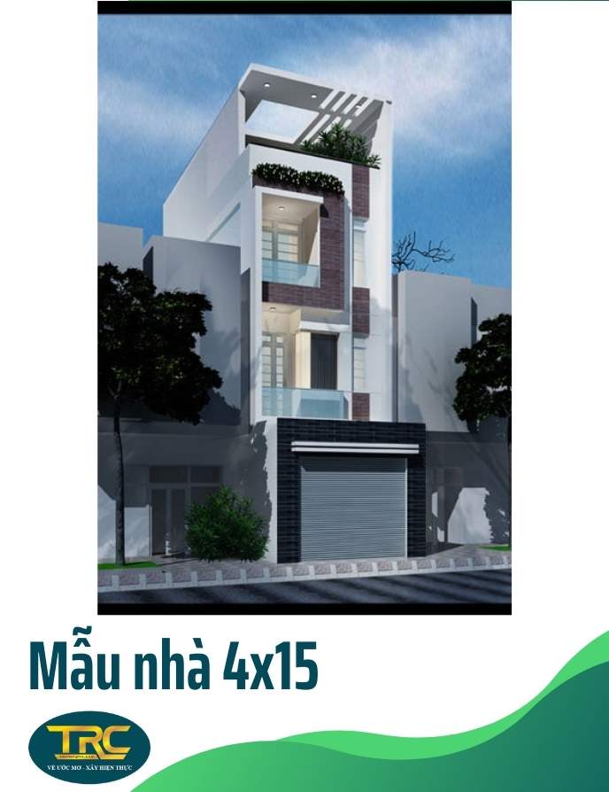 mẫu nhà 4x15