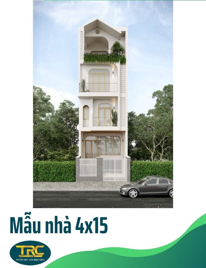 mẫu nhà 4x15