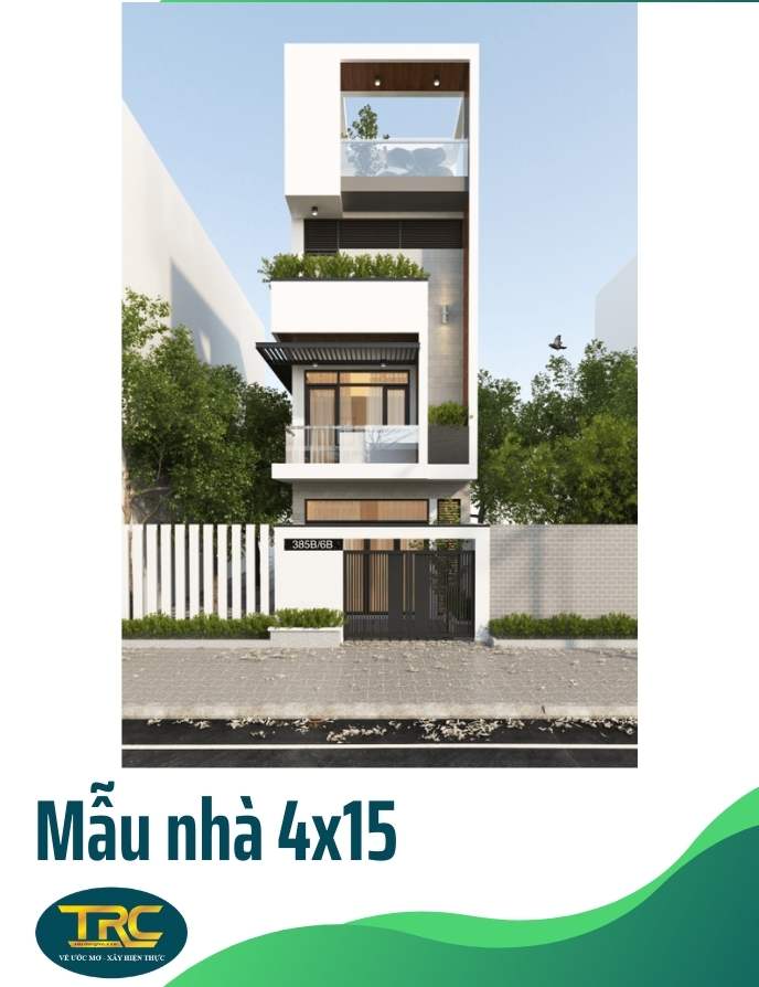 mẫu nhà 4x15