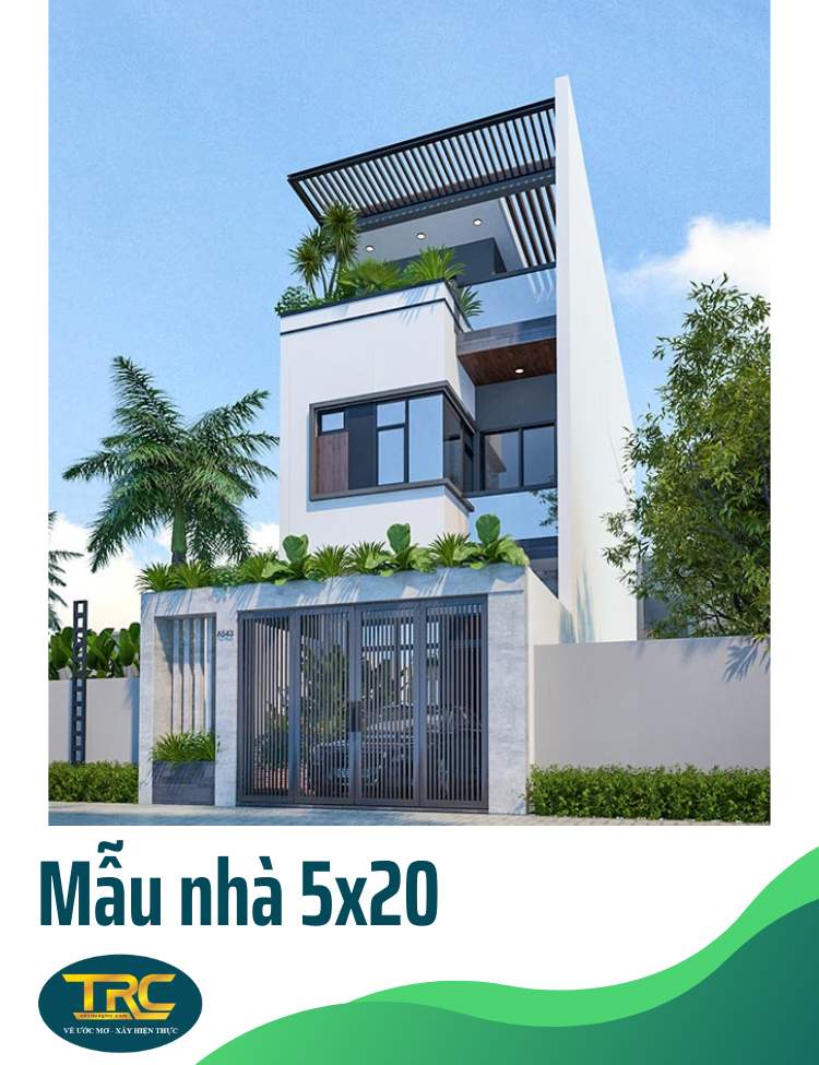 Mẫu nhà 5x20