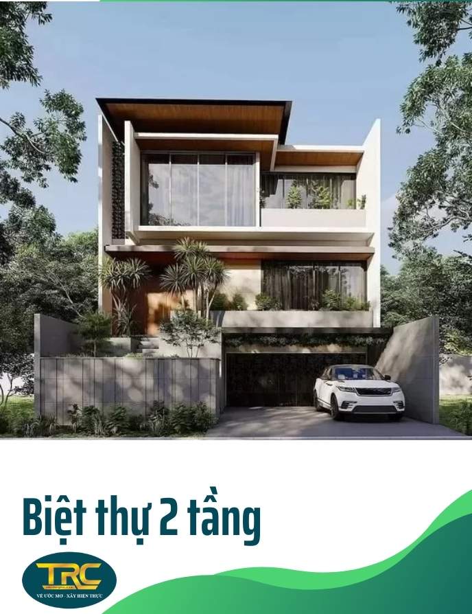 biệt thự 2 tầng