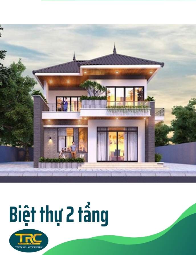 biệt thự 2 tầng