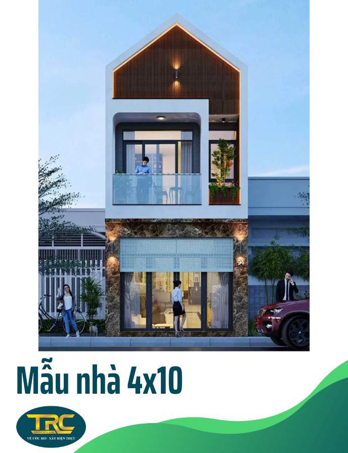 mẫu nhà 4x10