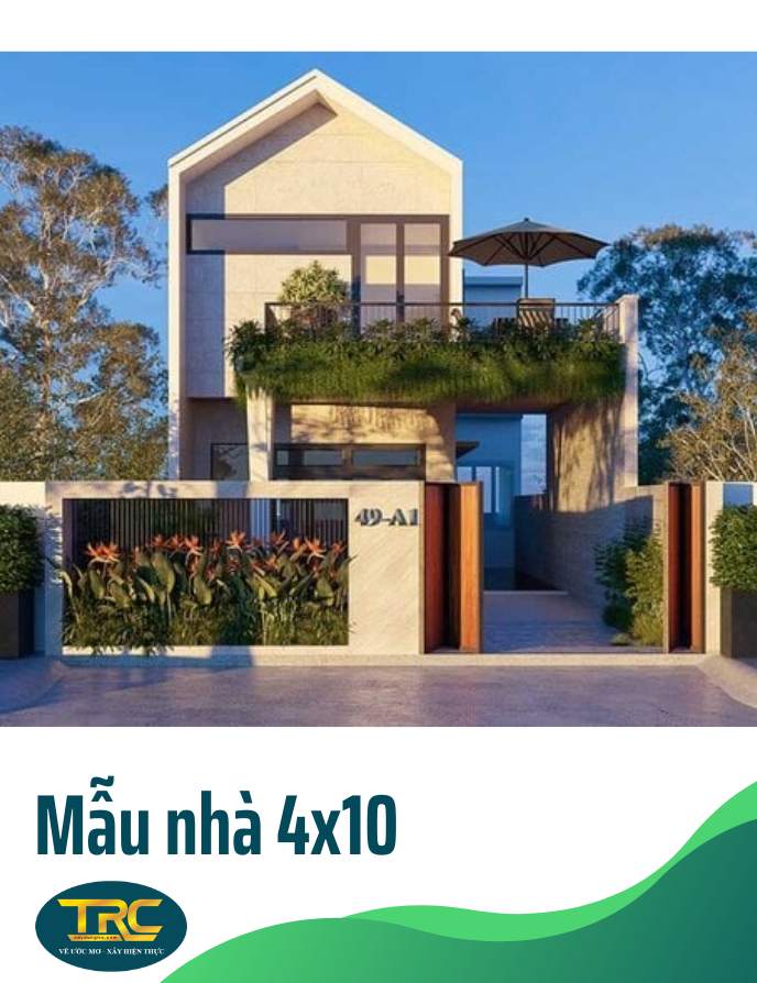 mẫu nhà 4x10