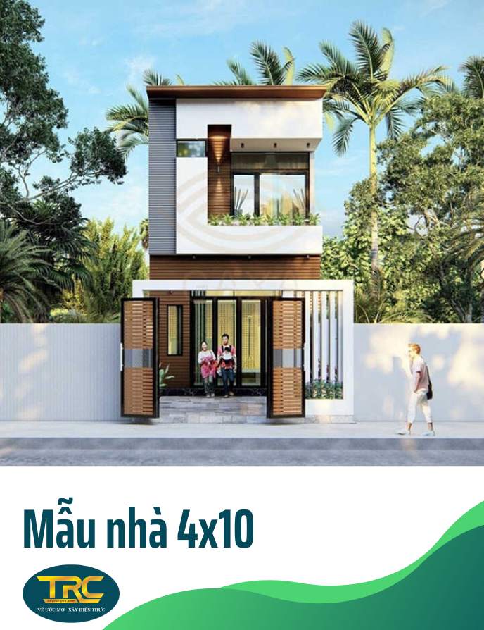 mẫu nhà 4x10