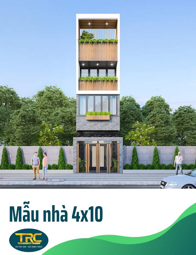 mẫu nhà 4x10