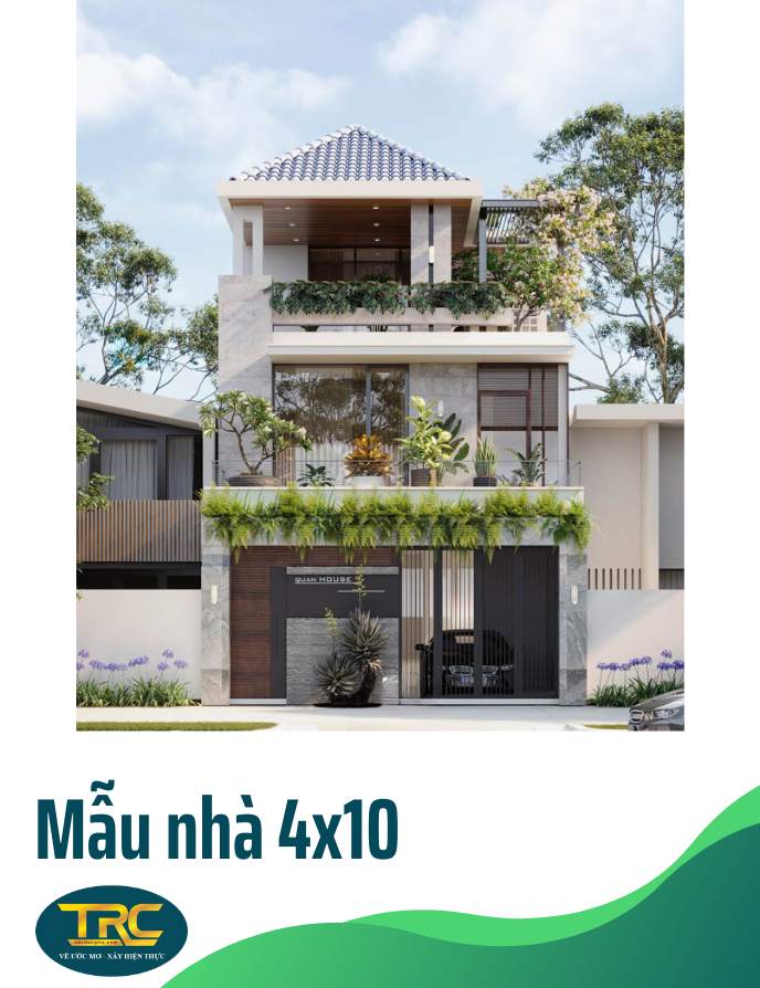 mẫu nhà 4x10