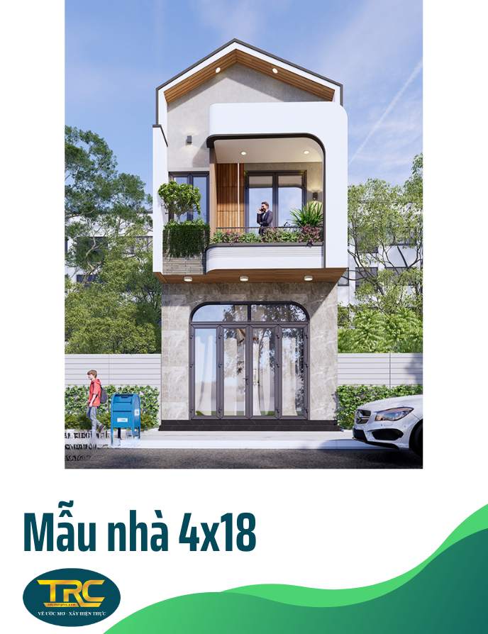 mẫu nhà 4x18