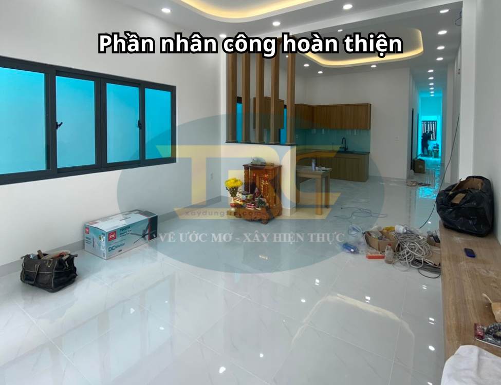 Phần nhân công hoàn thiện